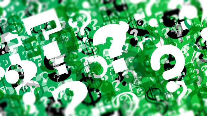 question marks money 7
